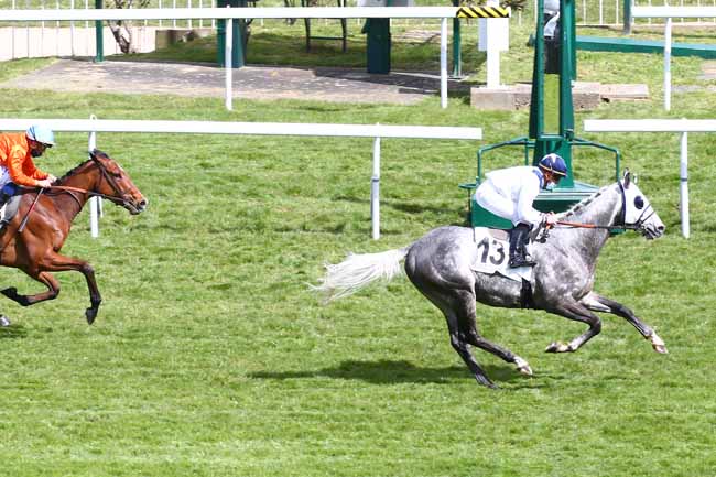 Photo d'arrivée de la course pmu PRIX DES PLATANES à SAINT-CLOUD le Mardi 6 avril 2021