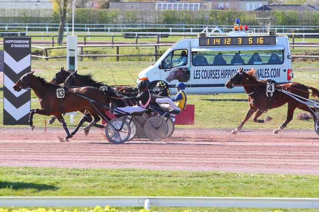 Photo d'arrivée de la course pmu PRIX TIMOKO à ANGERS le Mercredi 7 avril 2021