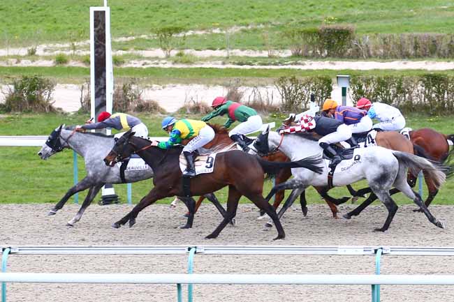 Photo d'arrivée de la course pmu PRIX DE LA SEINE NORMANDE à DEAUVILLE le Mercredi 7 avril 2021