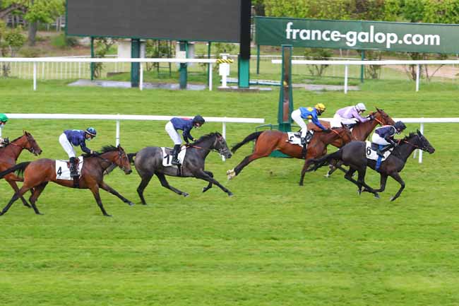 Photo d'arrivée de la course pmu PRIX MA BEAUTE à SAINT-CLOUD le Mercredi 28 avril 2021