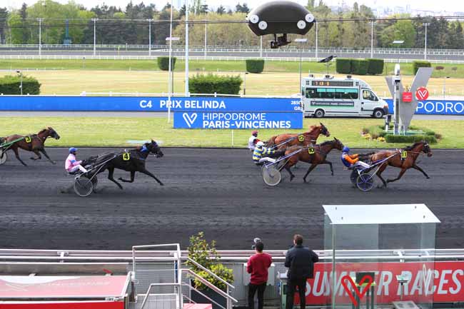 Photo d'arrivée de la course pmu PRIX BELINDA à PARIS-VINCENNES le Vendredi 7 mai 2021