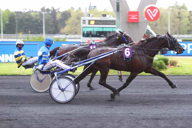 Photo d'arrivée de la course pmu PRIX DU ROUERGUE à PARIS-VINCENNES le Dimanche 9 mai 2021