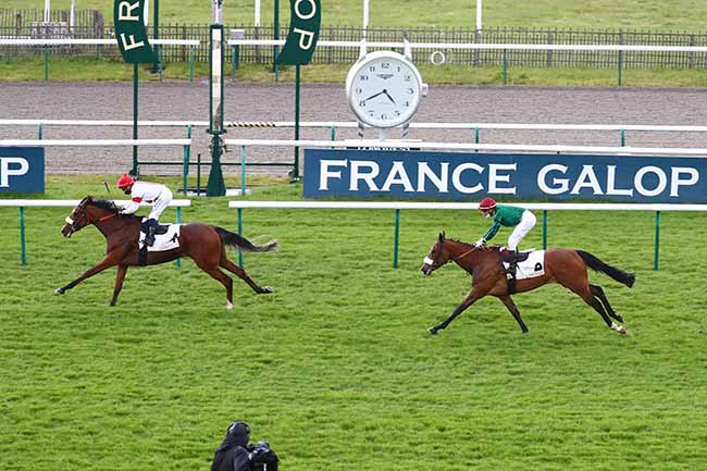 Photo d'arrivée de la course pmu PRIX DE LA PATTE D'OIE à CHANTILLY le Lundi 17 mai 2021