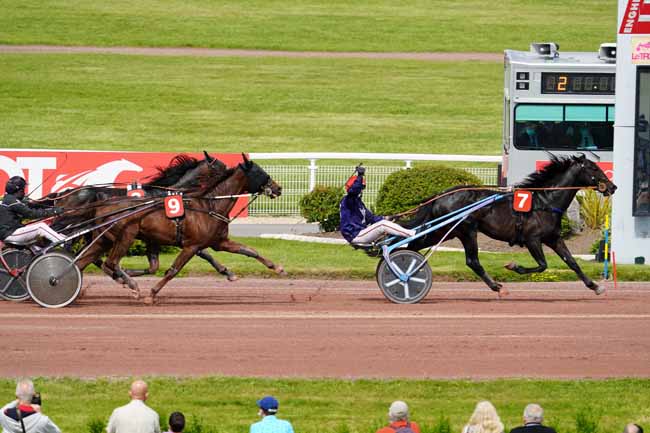 Photo d'arrivée de la course pmu PRIX D'ESPELETTE à ENGHIEN le Samedi 29 mai 2021