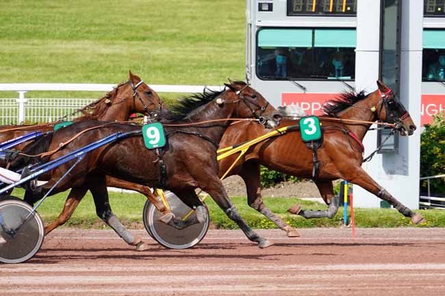 Photo d'arrivée de la course pmu PRIX DE LA PLACE GAMBETTA à ENGHIEN le Samedi 29 mai 2021