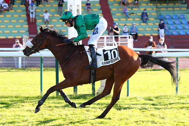 Photo d'arrivée de la course pmu PRIX GALAFRON à COMPIEGNE le Mardi 1 juin 2021
