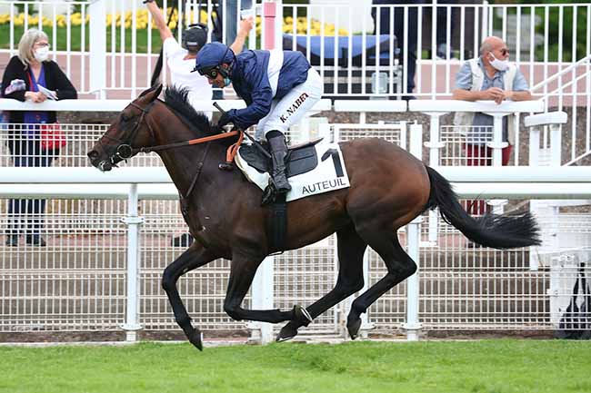 Photo d'arrivée de la course pmu PRIX AGUADO à AUTEUIL le Samedi 12 juin 2021