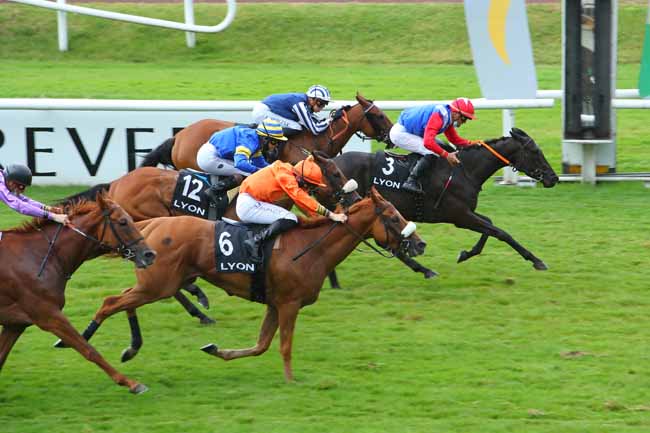 Photo d'arrivée de la course pmu PRIX DU CERCLE DE L'UNION à LYON-PARILLY le Lundi 28 juin 2021