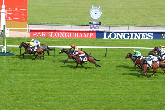Photo d'arrivée de la course pmu PRIX DU PRE CATELAN à LONGCHAMP le Jeudi 1 juillet 2021