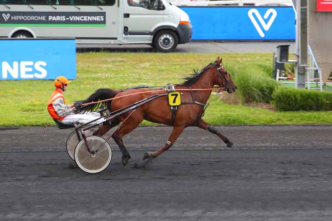 Photo d'arrivée de la course pmu PRIX ISIS à PARIS-VINCENNES le Vendredi 2 juillet 2021