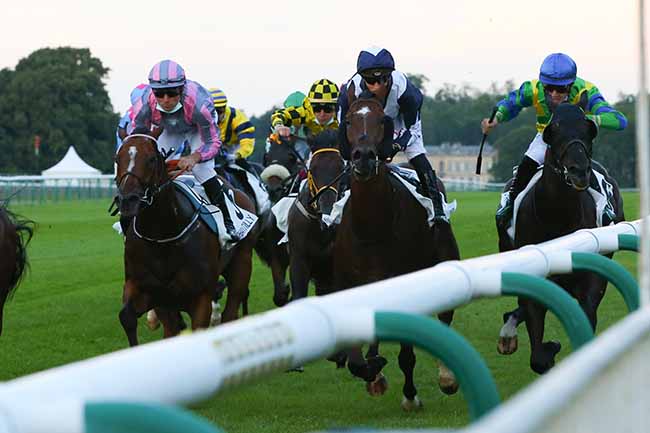 Photo d'arrivée de la course pmu PRIX DU SERPENTAIRE à CHANTILLY le Samedi 3 juillet 2021