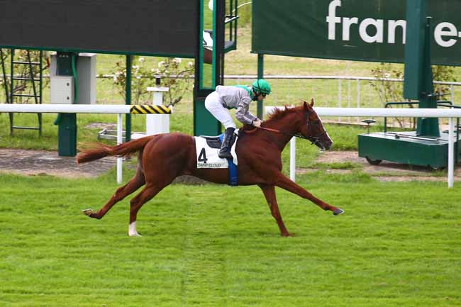 Photo d'arrivée de la course pmu PRIX DU VAL D'ENFER à SAINT CLOUD le Dimanche 4 juillet 2021