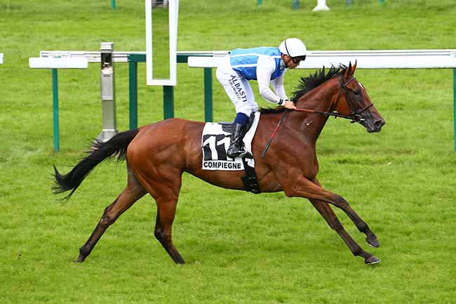 Photo d'arrivée de la course pmu PRIX DE MERCIÈRES à COMPIEGNE le Mardi 6 juillet 2021