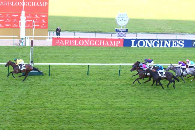 Photo d'arrivée de la course pmu PRIX DU PETIT PRÉ à LONGCHAMP le Jeudi 8 juillet 2021