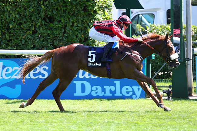 Photo d'arrivée de la course pmu DARLEY PRIX ROBERT PAPIN à CHANTILLY le Dimanche 18 juillet 2021