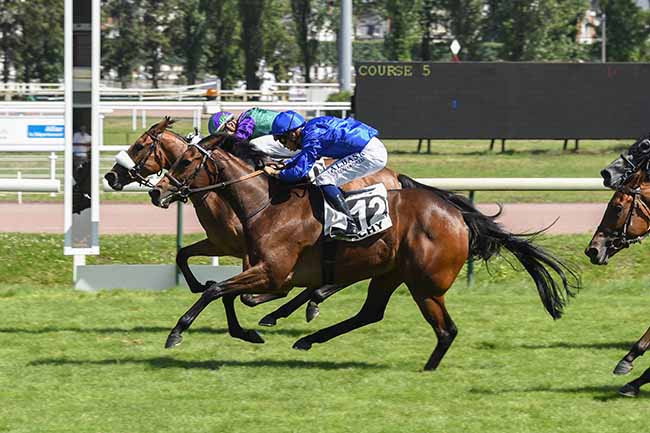 Photo d'arrivée de la course pmu PRIX CHRISTIANE HEAD à VICHY le Mardi 20 juillet 2021