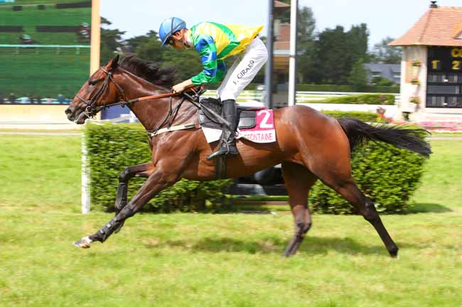 Photo d'arrivée de la course pmu PRIX MAGAZINE  à CLAIREFONTAINE le Jeudi 29 juillet 2021