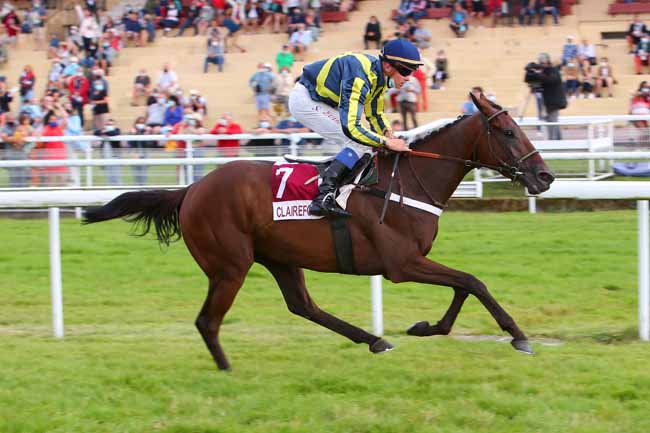 Photo d'arrivée de la course pmu PRIX  à CLAIREFONTAINE le Jeudi 29 juillet 2021