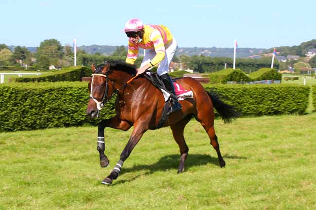 Photo d'arrivée de la course pmu PRIX JACKPOT AU CASINO (PRIX DES CAPUCINES) à CLAIREFONTAINE le Vendredi 13 août 2021