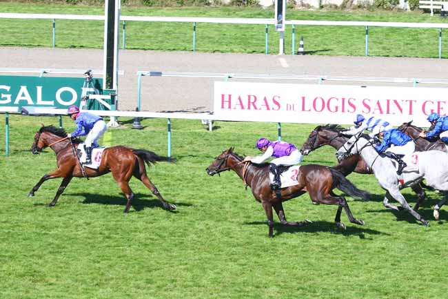 Photo d'arrivée de la course pmu PRIX GUILLAUME D'ORNANO - HARAS DU LOGIS SAINT-GERMAIN à DEAUVILLE le Samedi 14 août 2021