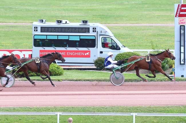 Photo d'arrivée de la course pmu PRIX DE SAINT-CERNIN à ENGHIEN le Mardi 17 août 2021