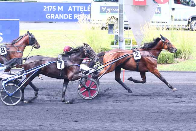 Photo d'arrivée de la course pmu PRIX DES BRUYERES à PARIS-VINCENNES le Lundi 30 août 2021
