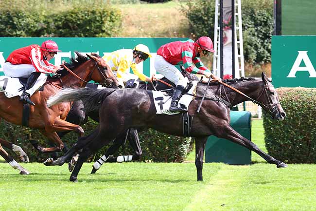 Photo d'arrivée de la course pmu PRIX HENRI GLEIZES à AUTEUIL le Mercredi 1 septembre 2021
