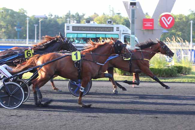 Photo d'arrivée de la course pmu PRIX ALHENA à PARIS-VINCENNES le Mardi 7 septembre 2021