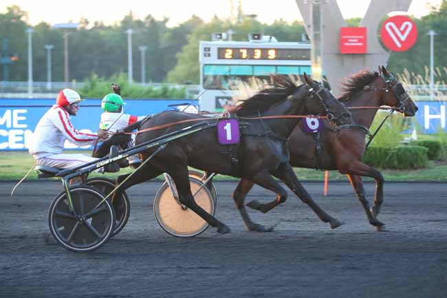 Photo d'arrivée de la course pmu PRIX HONORIA à PARIS-VINCENNES le Mardi 7 septembre 2021