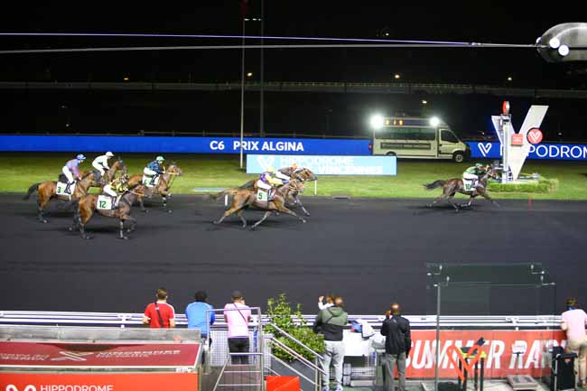 Photo d'arrivée de la course pmu PRIX ALGINA à PARIS-VINCENNES le Vendredi 17 septembre 2021