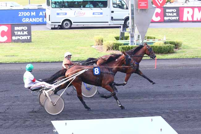Photo d'arrivée de la course pmu PRIX RMC à PARIS-VINCENNES le Dimanche 19 septembre 2021