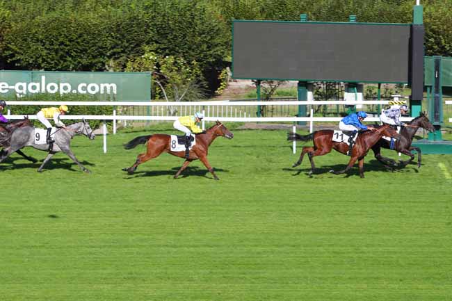 Photo d'arrivée de la course pmu PRIX DAGOR à SAINT CLOUD le Mercredi 22 septembre 2021