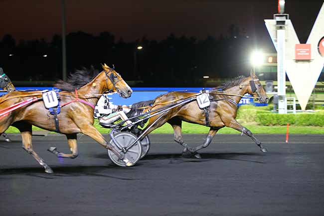 Photo d'arrivée de la course pmu PRIX CLEOMEDE à PARIS-VINCENNES le Vendredi 24 septembre 2021