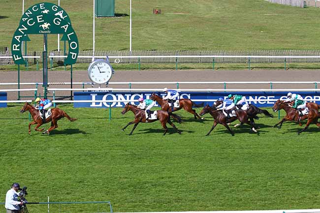Photo d'arrivée de la course pmu PRIX DE VILLEBON à CHANTILLY le Vendredi 24 septembre 2021