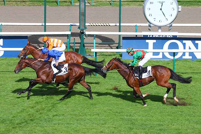 Photo d'arrivée de la course pmu PRIX DE LA MARIGUETTE à CHANTILLY le Mercredi 29 septembre 2021