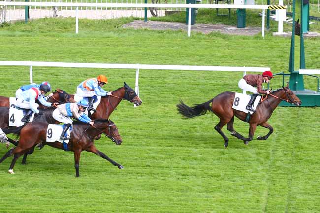Photo d'arrivée de la course pmu PRIX D'ECQUEVILLY à SAINT CLOUD le Mardi 12 octobre 2021