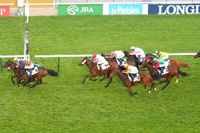 Photo d'arrivée de la course pmu PRIX DE VILLENEUVE-L'ETANG à LONGCHAMP le Dimanche 24 octobre 2021