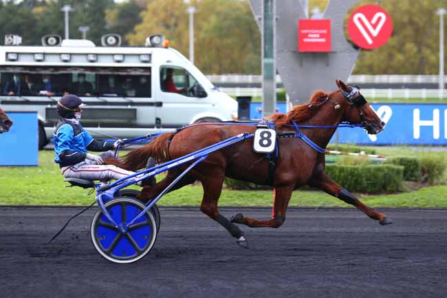 Photo d'arrivée de la course pmu PRIX ARETHUSA à PARIS-VINCENNES le Mardi 26 octobre 2021