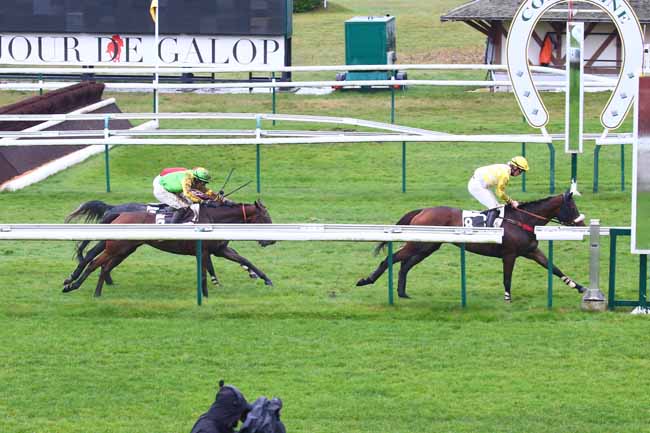 Photo d'arrivée de la course pmu GRAND STEEPLE-CHASE DE COMPIEGNE à COMPIEGNE le Samedi 30 octobre 2021