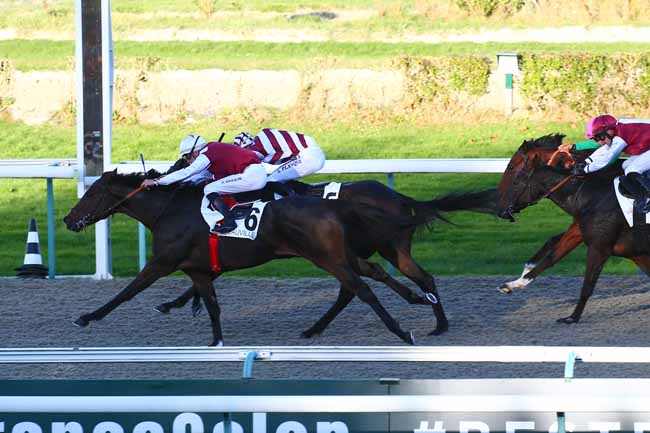 Photo d'arrivée de la course pmu PRIX DE BREUIL-EN-AUGE à DEAUVILLE le Vendredi 5 novembre 2021