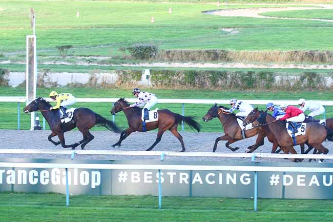 Photo d'arrivée de la course pmu PRIX DES VILLAS NORMANDES à DEAUVILLE le Mercredi 17 novembre 2021
