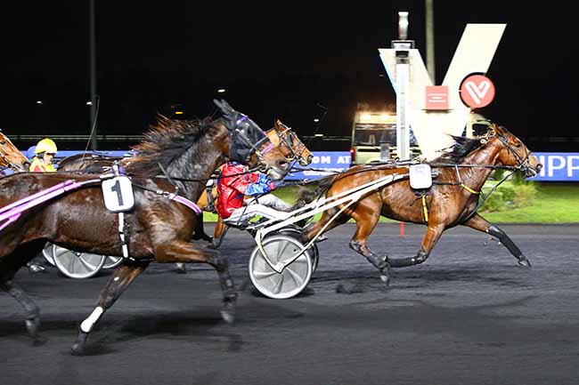 Photo d'arrivée de la course pmu PRIX MIZAR à PARIS-VINCENNES le Vendredi 19 novembre 2021