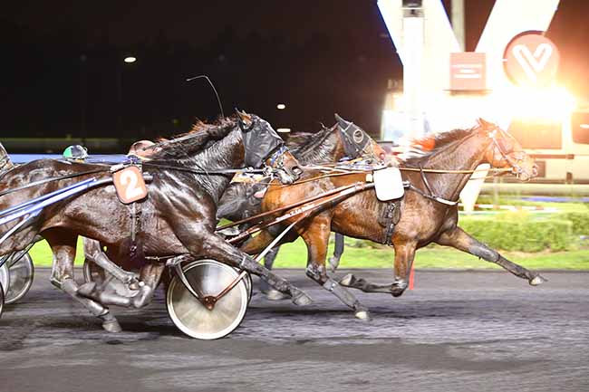 Photo d'arrivée de la course pmu PRIX AGATHE à PARIS-VINCENNES le Vendredi 19 novembre 2021