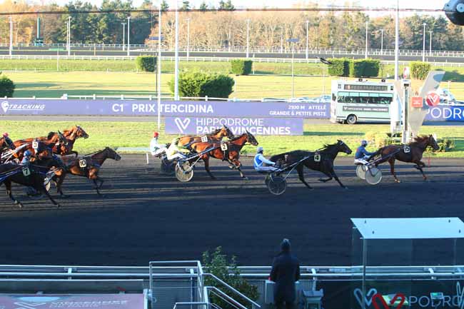 Photo d'arrivée de la course pmu PRIX TERCIDINA à PARIS-VINCENNES le Mardi 23 novembre 2021