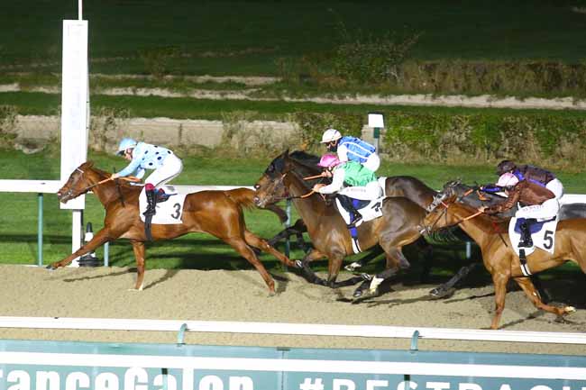 Photo d'arrivée de la course pmu PRIX PETITE ETOILE - FONDS EUROPEEN DE L'ELEVAGE à DEAUVILLE le Mercredi 24 novembre 2021