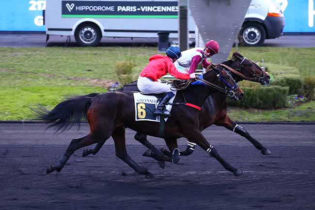 Photo d'arrivée de la course pmu PRIX RAOUL BALLIERE à PARIS-VINCENNES le Jeudi 2 décembre 2021