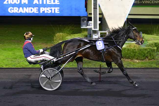 Photo d'arrivée de la course pmu PRIX DU SAP à PARIS-VINCENNES le Jeudi 2 décembre 2021
