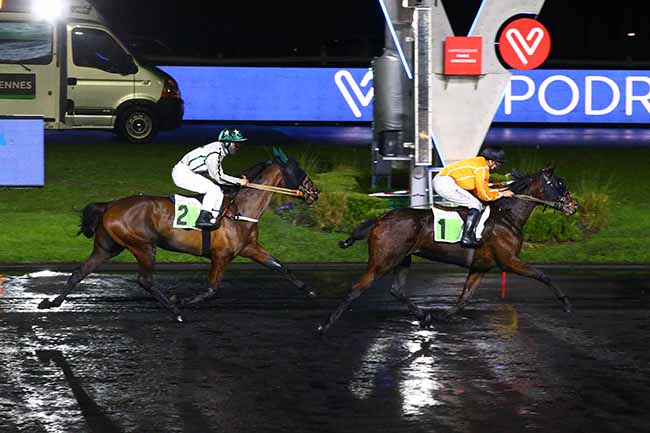 Photo d'arrivée de la course pmu PRIX GIENAH à PARIS-VINCENNES le Vendredi 3 décembre 2021