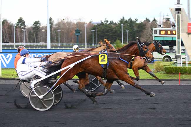Photo d'arrivée de la course pmu PRIX DE NALLIERS à PARIS-VINCENNES le Mercredi 8 décembre 2021