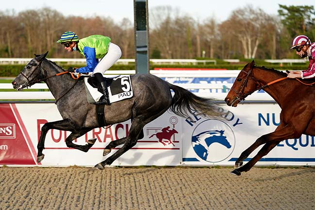 Photo d'arrivée de la course pmu PRIX DE LOUVIE-JUZON à PAU le Lundi 3 janvier 2022
